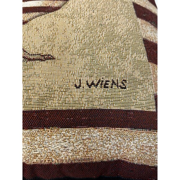 Patriotic American Flag Rooster Tapestry Throw Pillow 16"x16" J‎ Wiens Americana - Picture 3 of 6